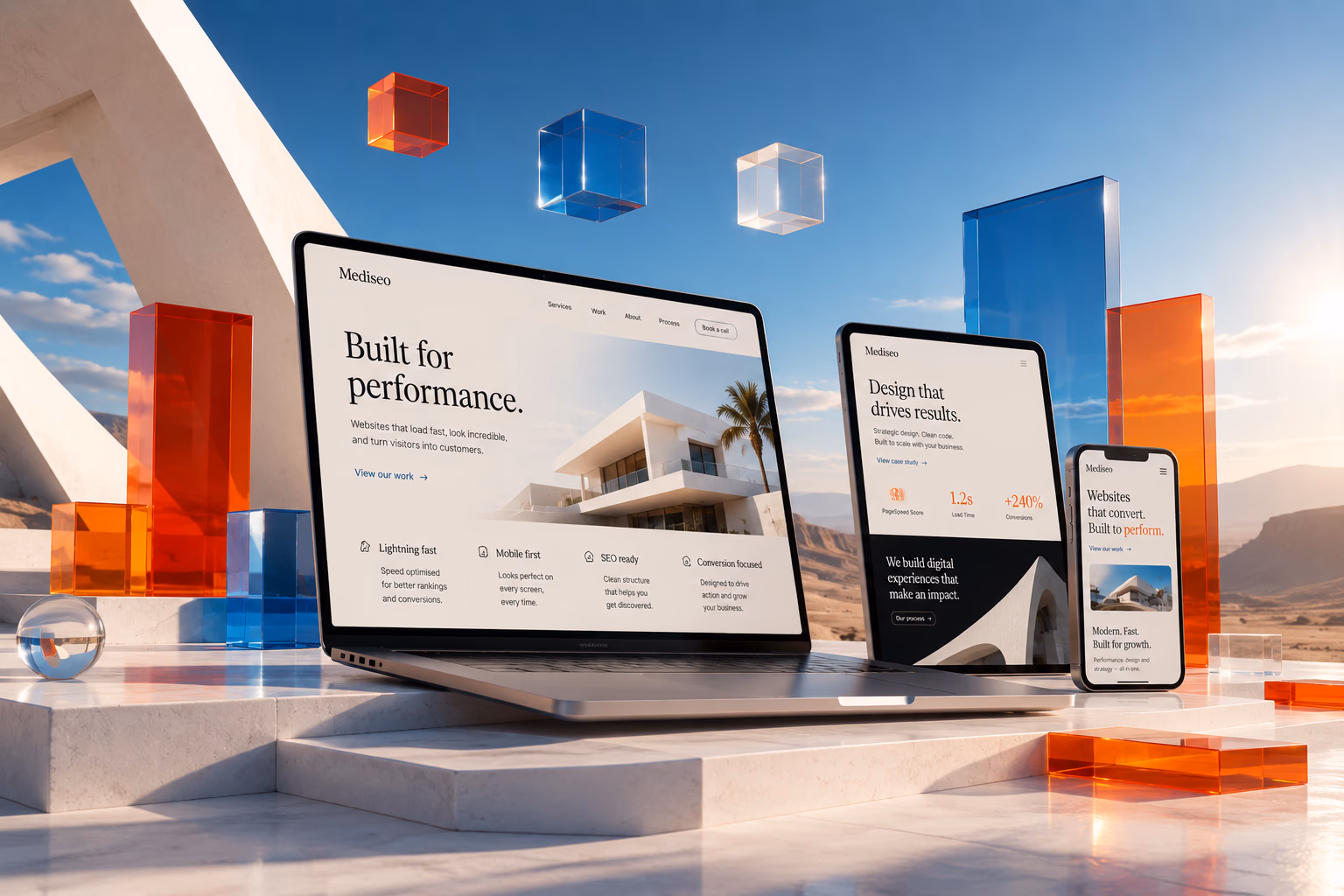 A website that brings in clients — not just looks nice.